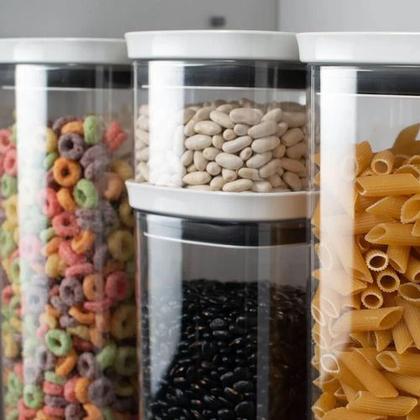 Imagem de 2 Potes Herméticos Organizador Empilhável Retangular 1,,5l