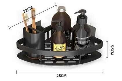 Imagem de 2 Prateleiras Multiuso De Canto Em L Box Banheiro Lavandeiria