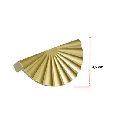 Imagem de 2 Puxador  Concha Para Móveis, Gavetas, Armários Alto Padrão