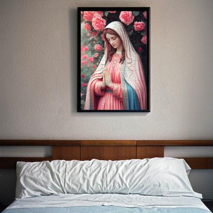 Imagem de 2 Quebra-Cabeças Inclusivos 60 peças Mãe de Jesus para Mentes Inteligentes