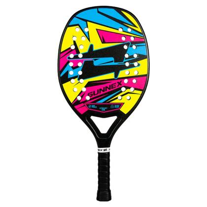 Imagem de 2 Raquete Beach Tennis Sunnex Thunder com Capa e Bola