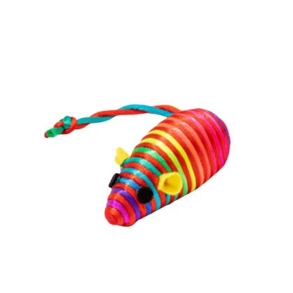 Imagem de 2 Ratinhos de Brinquedo para Gatos Pet com Catnip 7,5cm