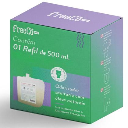 Imagem de 2 refis freecô bloqueador de odores sanitarios 500ml