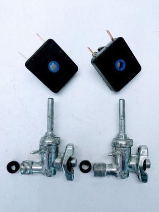 Imagem de 2 Registro 2 Interruptor Para Fogão Cooktop Nardelli Antigo