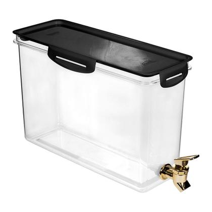 Imagem de 2 Reservatórios Água Acrílico com Torneira Garrafa 6 Litros