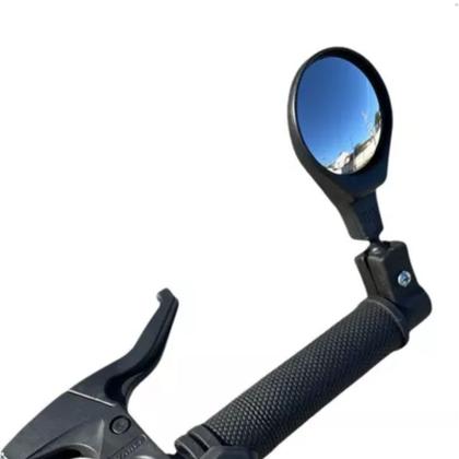 Imagem de 2 Retrovisor Convexo Mini P/ Guidão Ou Manopla Da Bicicleta