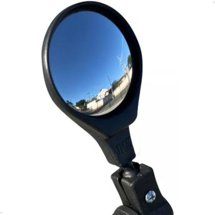 Imagem de 2 Retrovisor Convexo Mini P/ Guidão Ou Manopla Da Bicicleta