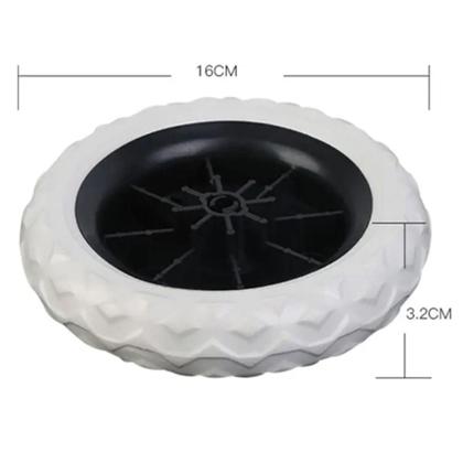 Imagem de 2 Rodas Para Carrinho De Compras Lixeiras Acessórios Rodizio