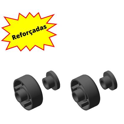 Imagem de 2 Rodas Reforçadas Compatível Aspirador Rapid 1000 FATI