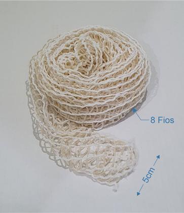 Imagem de 2 Rolo de Rede Elástica Tubular para Embutidos 5cm x 45m