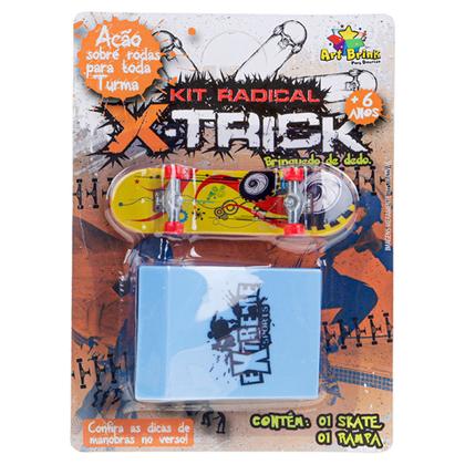 Imagem de 2 skate de dedo com rampa radical brinquedo obstáculos esporte radical