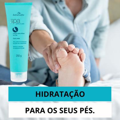 Imagem de 2 Spa para os Pés Creme para afinar + 1 Esfoliante Mãos e Pés Lizza Derm
