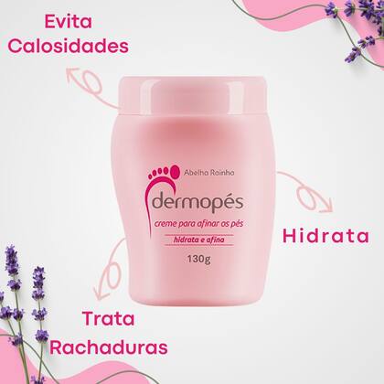 Imagem de 2 Spa para os Pés Creme para Hidratar e Tratar Pés Rachados + 1 Dermopés Creme Para Tratamento e Hidratação 130g 