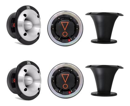 Imagem de 2 Super Tuiter St400 jbl + 2 Jarrao D405x + 2 Cornetao Preto