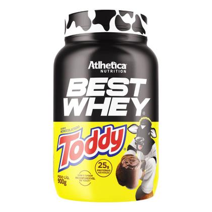 Imagem de 2 Suplemento Best Whey Isolado Hidro Toddy 900g - Atlhetica