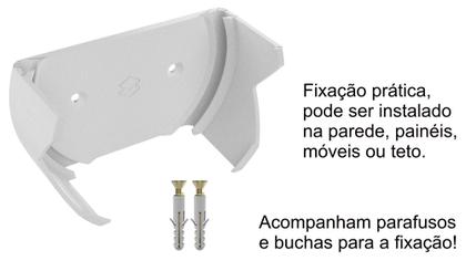Imagem de 2 Suporte De Parede Compatível Com Google Wifi Mesh Ac1200
