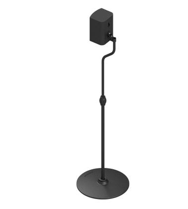 Imagem de 2 Suporte Pedestal Ajustável Caixa De Som Home Theater Preto