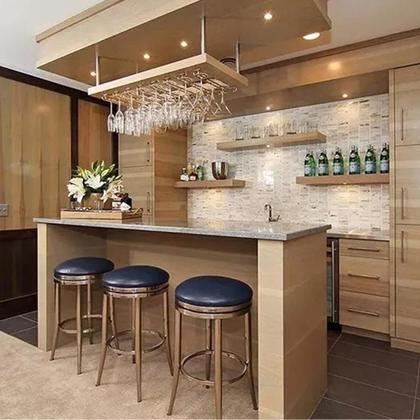 Imagem de 2 Suportes Taças Cromado Decoração Adega Bar Vinho 25cm