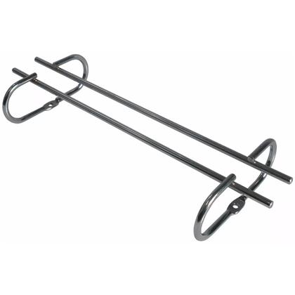 Imagem de 2 Suportes Taças Cromado Decoração Adega Bar Vinho 25cm