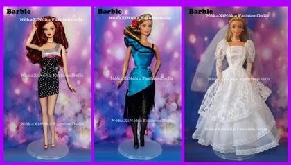 Imagem de 2 Suportes Transparentes Para Boneca-Compatível com Barbie Susi * Pedestal