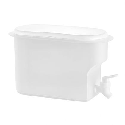 Imagem de 2 Suqueiras P/ Geladeira Com Torneira e Tampa Branca 3L