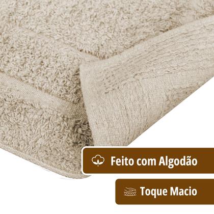 Imagem de 2 Tapete Banheiro Lavabo Algodão Absorvente Macio Mtbg 40x60