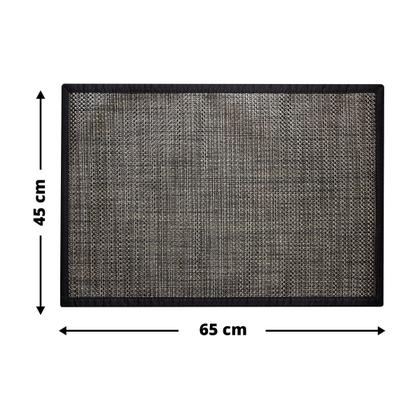 Imagem de 2 Tapete Capacho Antiderrapante Limpa Fácil Mod M9 45x65