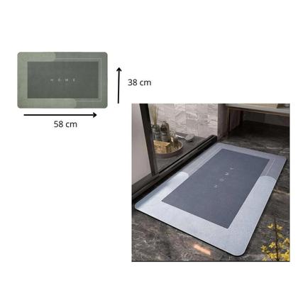Imagem de 2 Tapetes Mágico Absorvente Antiderrapante Banheiro ul