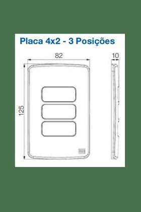 Imagem de 2 Teclas Simples+Tomada 10A+Placa e Suporte 4x2 Composé Weg