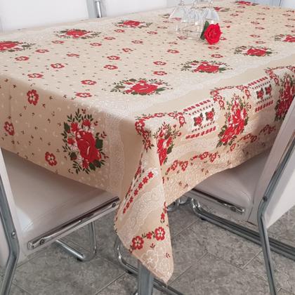 Imagem de 2 Toalhas De Mesa Para 6 Cadeiras Retangular Linhão Premium