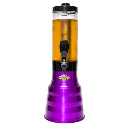 Imagem de 2 Torre De Chopp Beer 2L Copo Giratório Com Alça + 4 Tubo Gelante Blindado