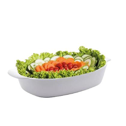 Imagem de 2 Travessas em Melamina 450ml Saladeira Bowl Pote Oval