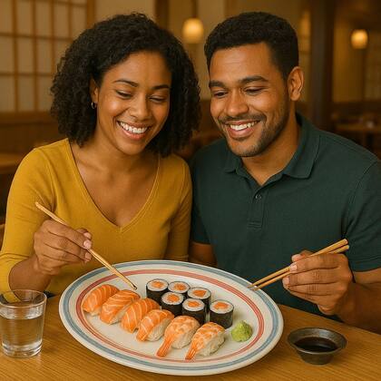 Imagem de 2 Travessas Prato Oval 30cm Melamina P/ Petiscos e Sushi