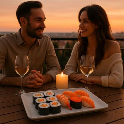 Imagem de 2 Travessas Retangular Melamina Granilite Para Servir 24,5cm