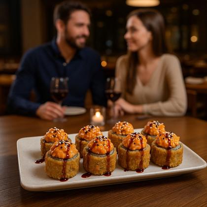 Imagem de 2 Travessas Retangular Melamina Granilite Para Servir 24,5cm