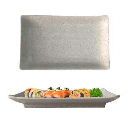 Imagem de 2 Travessas Retangular Petisqueira pra Servir Comida 18cm