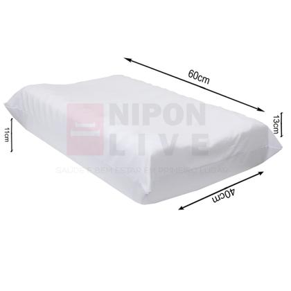 Imagem de 2 Travesseiro Cervical Pillow Magnetico Ortopedico Anti Ronco