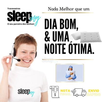 Imagem de 2 Travesseiro Cervical Pillow Magnetico Ortopedico Anti Ronco