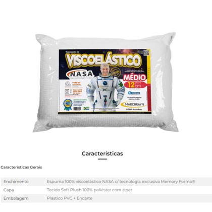 Imagem de 2 Travesseiros Nasa - Com Capa removível