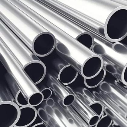 Imagem de 2 Tubo Inox Polido 5/8 (15,87 Mm) Parede 1,2mm Barra 100cm