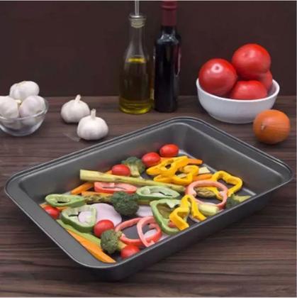 Imagem de 2 un Assadeira Forma Rasa Retangular Antiaderente  42 CM