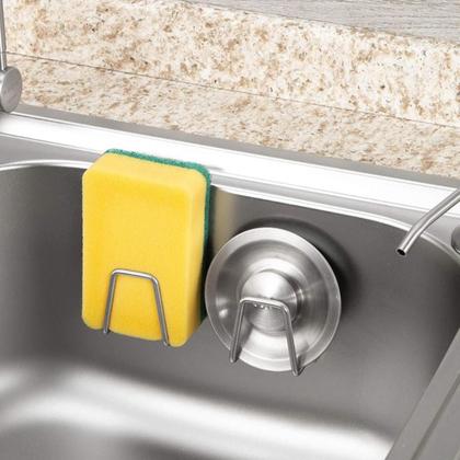 Imagem de 2 Uni Organizador Cozinha Suporte Porta Esponja Bucha Inox P/ Pia