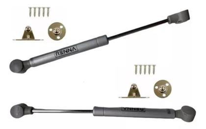 Imagem de 2 Unidades Amortecedor Pistão A Gás 80N para Armário de cozinha e móveis em geral