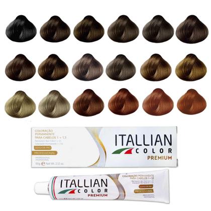Imagem de 2 Unidades Coloração Itallian Color 9.13 Louro Claríssimo Cinza Dourado
