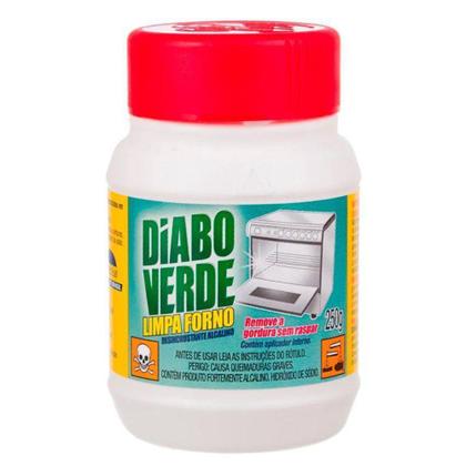 Imagem de 2 Unidades Limpa Forno Diabo Verde  Removedor De Gordura Impregnada  250g