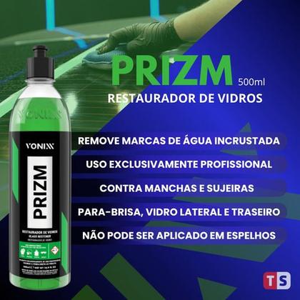 Imagem de 2 Unidades Prizm Vonixx 500ml Limpeza Vidros Contra Manchas Chuva Ácida