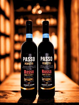 Imagem de 2 Vinhos Tintos Secos Italianos Rosso Passo Perfetto Igt 750ml