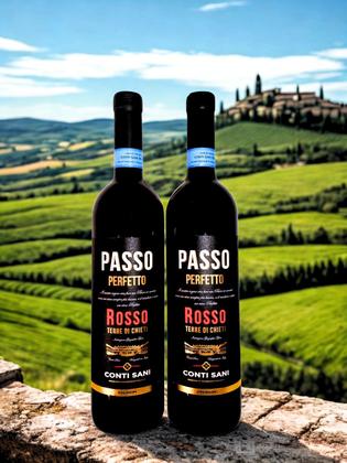 Imagem de 2 Vinhos Tintos Secos Italianos Rosso Passo Perfetto Igt 750ml