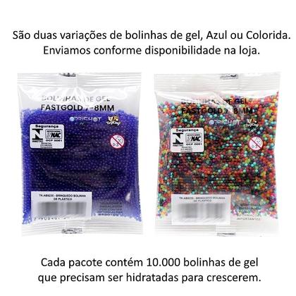 Imagem de 20.000 Bolinhas Gel Reposição de Pistolas Orbeez p/ Plantas