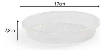 Imagem de 20 Bases Pratos De Plástico Para Vaso Tamanho P Pozzani